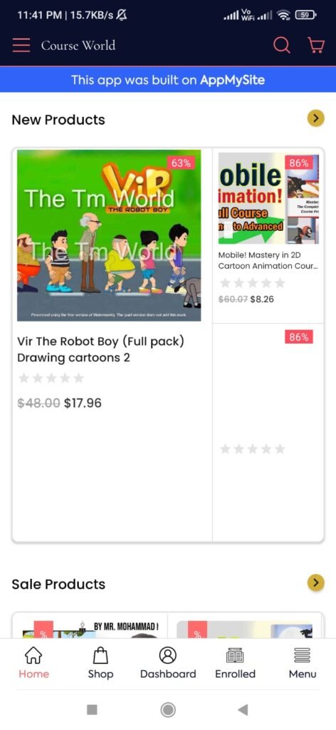 preview of course world